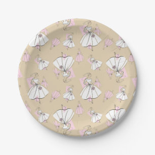Assiettes En Carton Fashion Bride Neutral Group Plaques multipapier