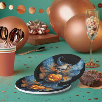 Assiettes En Carton Fée d'Halloween