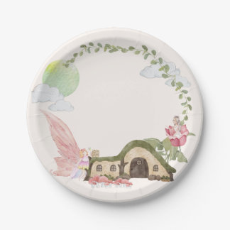 Assiettes En Carton Fée maison fête d'anniversaire