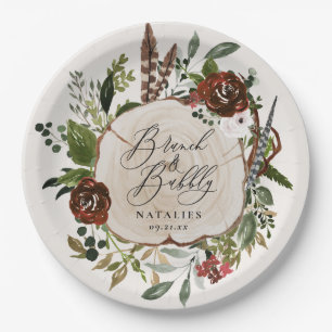 Assiettes En Carton Ferme rustique Bourgogne botanique douche de nage