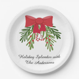 Assiettes En Carton Festive Holiday Dining Décor