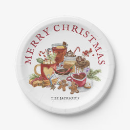 Assiettes En Carton Festive Sweet Traitements Joyeux Noël Vaisselle