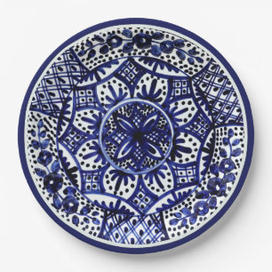 Assiettes En Carton Festive Talavera Seis