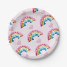 Fête d'anniversaire arc-en-ciel