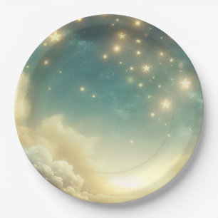 Assiettes En Carton Fête d'anniversaire ciel étoilé étoiles célestes l