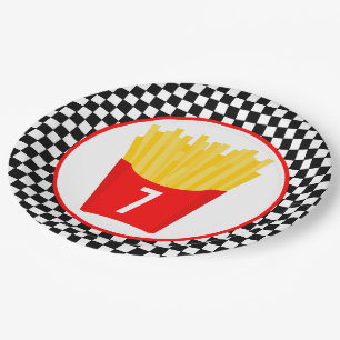 Assiettes En Carton Fête d'anniversaire de Fry