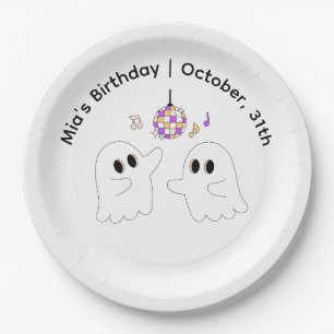 Assiettes En Carton Fête d'anniversaire d'Halloween Conception Citro