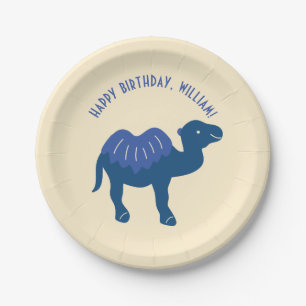 Assiettes En Carton Fête d'anniversaire du Cartoon Camel Personnalis