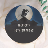 Fête d'anniversaire du Ninja Warrior Moderne