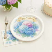 Fête d'anniversaire florale élégante à l'aquarelle