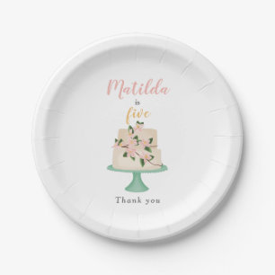 Assiettes En Carton fête d'anniversaire modifiable