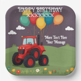 Assiettes En Carton Fête d'anniversaire personnalisée