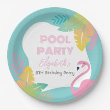 Fête d'anniversaire Tropicale aux Flamants Roses P