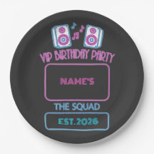 Fête d'anniversaire VIP Neon Squad Invité personna