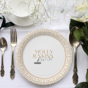 Assiettes En Carton Fête de Bachelorette sur le thème de la cuisine
