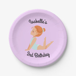 Assiettes En Carton Fête de gymnastique Plaques personnalisées