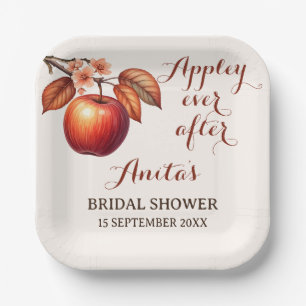 Assiettes En Carton Fête de mariage automnale Appley Ever After