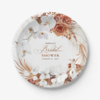 Fête de mariage bohème Terracotta et fleurs blanch