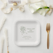 Fête de mariage Whimsical Green Fresh Off The Mark