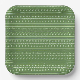 Assiettes En Carton Fête de Noël