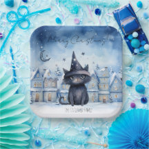 Fête de Noël de Chat Noir mignonne