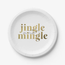 Assiettes En Carton Fête de Noël de Jingle et Mingle