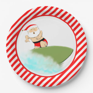 Assiettes En Carton Fête de plage