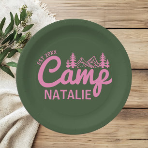 Assiettes En Carton Fête d'enterrement de vie de jeune fille personnal
