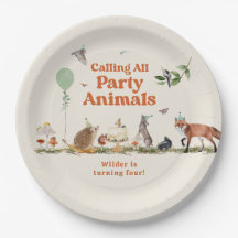 Fête des bois Animaux Neutre fête d'anniversaire