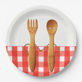 Assiettes En Carton Fête des mariées d'été