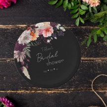Fête des mariées Fleurs Moody foncé