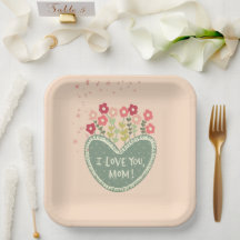Fête des Mères, Fleurs dans un amour , Élégant, Si