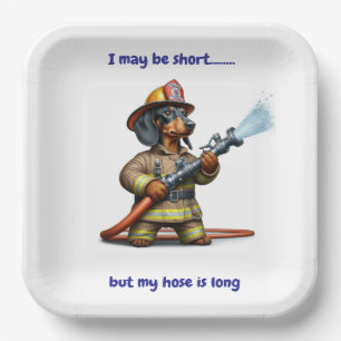 Assiettes En Carton Fête des pompiers