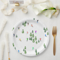 Fête d'Illustration de ski alpin Freeride