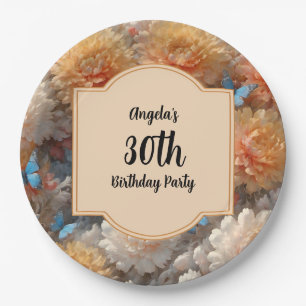 Assiettes En Carton Fête du 30e anniversaire