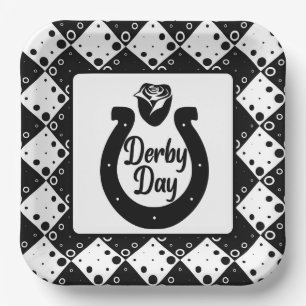Assiettes En Carton Fête du Derby du Kentucky