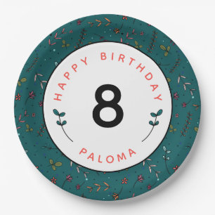Assiettes En Carton Fête du jardin