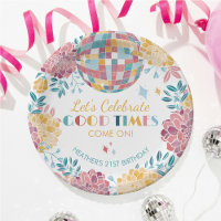 Fête du Jardin de Disco Bonne heure Anniversaire