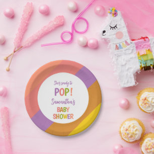 Assiettes En Carton Fête estivale Popsicle baby shower Ice Cream