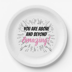 Assiettes En Carton Fête personnalisée