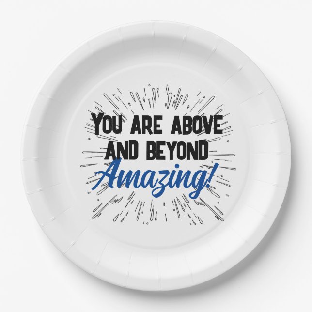 Assiettes En Carton Fête personnalisée (Devant)