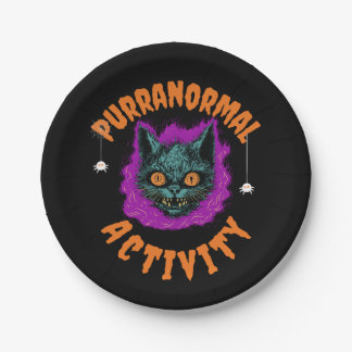 Assiettes En Carton 🎃 Fête Purranormale ! 🕸️