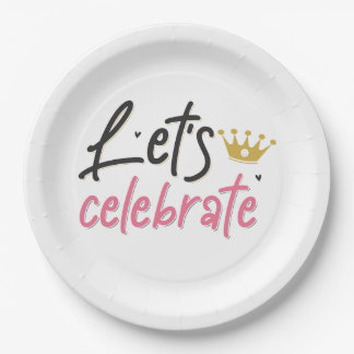 Assiettes En Carton Fêtons