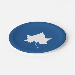 Assiettes En Carton Feuille d'état de l'Indiana