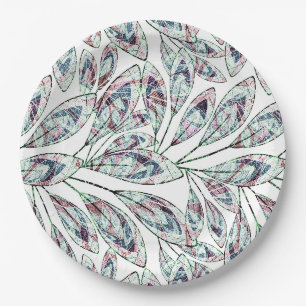 Assiettes En Carton Feuilles.