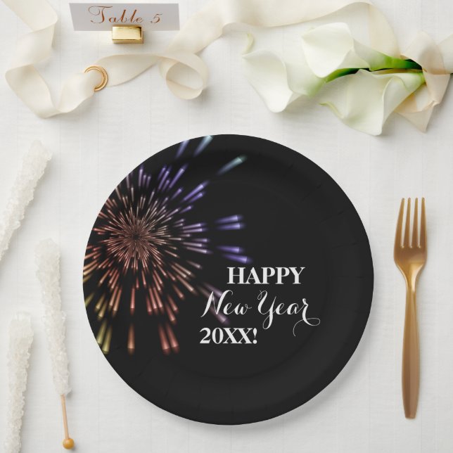 Assiettes En Carton Feux (Mariage)