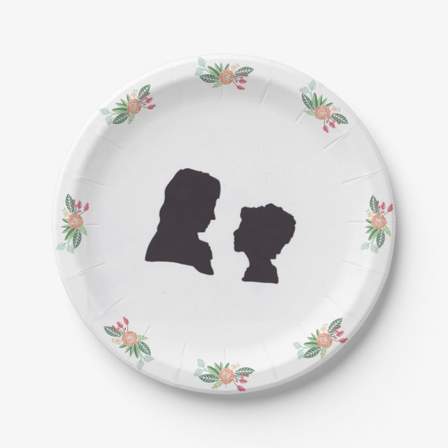 Assiettes En Carton Fierté et préjugé (Devant)