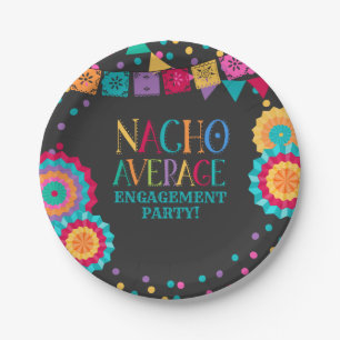 Assiettes En Carton Fiesta Engagement Party Plaque Nacho Moyenne
