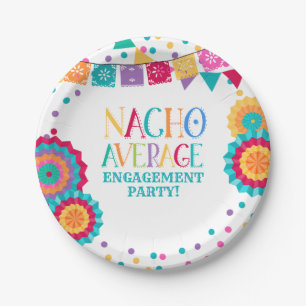Assiettes En Carton Fiesta Engagement Party Plaque Nacho Moyenne