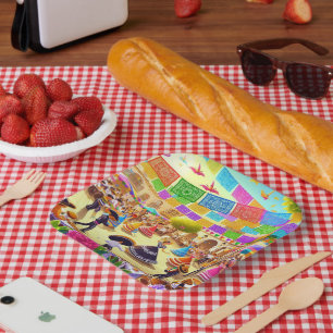 Assiettes En Carton Fiesta mexicaine